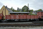Der offene Güterwagen OO (97-23-66) war Ende September 2020 in Schmalzgrube zu sehen.