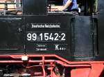 Pressnitztalbahn,Fhrerhausbeschriftung der K 44 (12.08.04)