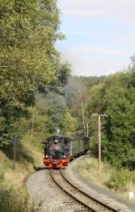 Am 10.09.2011 wurde die Rgener Dampflok Auqarius C beim Tag des offenen Denkmalsauf der Prenitztalbahn eingesetzt.
