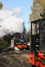 99 4511-4 fhrt am 22.10.2011 in den Bahnhof Jhstadt ein.