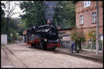 991782 setzt nach Ankunft in Göhren am 3.10.1991 um.