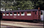 Oldtimer Wagen 29 des Rasenden Roland am 3.10.1991 im Bahnhof Putbus.