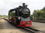 99 1784-0 der RüBB  im Bereich des Bahnhof Putbus am 24.