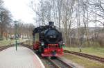 99 773 beim Umsetzen in Binz LB am 13.04.2008