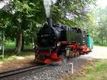 99 1782 mitten in der Granitz am Haltepunkt Jagdschlo am 06.Juli 2010.Den Haltepunkt kann man nur zur Fu,mit dem Fahrrad oder per Pferdekutsche erreichen.