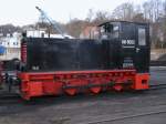 Der Stammdieselmoppel Kf6003,am 10.Dezember 2011,in Putbus.