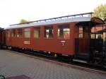 Traditionswagen der RBB , am 6.10.2012 im Bahnhof Putbus