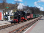 99 4633 mit einem Sonderzug,am 22.April 2016,in Binz LB.