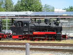 99 4632 stand,am 22.Juni 2023,kalt in der Einsatzstelle Putbus.