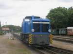 Hier 251 901-5 der PRESS, diese Lok stand am 19.6.2010 in Putbus.