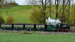 Die 1938 gebaute Dampflokomotive 99 4801-9 habe ich Mitte November 2022 bei Serams abgelichtet.