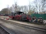 Das traurige Schicksal des Rasenden Roland.Ist das das Ende vom Rasenden Roland ? Putbus am 10.04.2008 