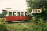 Ein zweiachsiger Panoramawagen in Putbus im Juni 1998.