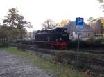 99 4011 brauchte am 23.Oktober 2010 in Ghren keinen Parkschein extra lsen.