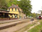 Bahnhof Ghren , im Mai 2010 , Endstation der Rgenschen Bderbahn.