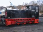 Der Stammdieselmoppel Kf6003,am 10.Dezember 2011,in Putbus.
