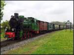 Zug der RBB auf dem Bahnhofsfest in Putbus am 11.05.2013 

