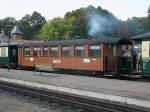 Ebenfalls in Putbus angeheizt wurde,am 29.September 2013,der Traditionswagen Nr:29.