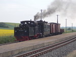 Die 99 4652,am 21.Mai 2016,mit dem Fotosonderzug in Seelvitz.
