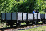 Dieser offene Güterwagen (R.K.B.223) war Ende Juli 2022 in Hüinghausen zu sehen.