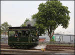 W�hrend der Festwoche des DEV in Bruchhausen - Vilsen war auch die Trambahn Lokomotive RUR der Selfkantbahn als Gastfahrzeug dabei.