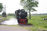 Lok 101 Schwarzach der Selfkantbahn am 5-5-2005 in Schierwaldenrath