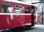 Triebwagen in der Fahrzeughalla im Bahnhof Schierwaldenrath  Sommer 2005