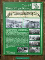 Es gibt einen sehr interessanten Lehrpfad Thumer Schmalspurnetz den es zu erwandern lohnt.