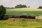 99 1564 und 99 713 bei der Einfahrt in Friedewald Bad am 09.07.06.