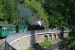 Einfahrt von P 6006 (Freital-Hainsberg - Kurort Kipsdorf) am Nachmittag des 17.06.2017 in den Haltepunkt Rabenau.