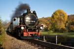 20.10.2012, Herbst an der Weieritz - 99 1746-9 mit P 5008 in Freital zwischen Hainsberg und Comannsdorf