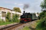 99 1608 mit P5004 in Dippoldiswalde (Weieritztalbahn) [17.07.2013]