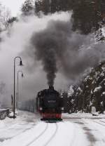 99 1771-7, Bf. Rabenau, 23.01.2016 - Der Winter ist schon wieder vorbei, es regnet an der Weißeritz.