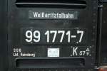 Komplettes Lokschild von 99 1771.