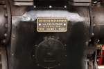 Hersteller-Schild von 99 1734, aufgenommen am 08.06.2012 im Bahnhof Dippoldiswalde. Die Maschine ist stolze 84 Jahre alt!!