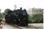 099 725-4 bei der Leerfahrt zu Schmalspurbahnhof Zittau.