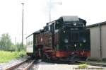 Dampflok 99 731, Bf Zittau am 29.06.2006