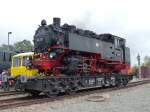 Am 21.und 22.09.2013 fand bei der IG 58 3047 in Glauchau die grosse Lokausstellung statt.Aus Zittau war 99 735  angereist .