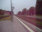 99 731 mit Personenzug aus Zittau fährt am 15.07.2003 im Bahnhof Kurort Oybin ein, im Hintergrund der Ameisenberg.