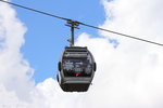 Blick auf eine Gondel der Fürstlich Hohenzollersche Arber-Bergbahn am 16.08.2016.