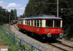 Oberweibacher Bergbahn VT 479 203-2 + 201-6 als 29930 nach Cursdorf, KBS 563 Lichtenhain - Cursdorf, fotografiert bei der Ausfahrt Lichtenhain 17.06.2011 