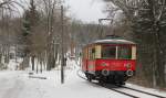 479 203-2 als RB 29928 (Lichtenhain(a d Bergbahn)-Cursdorf) bei Oberweibach-Deesbach 14.1.13