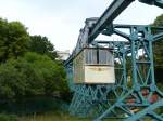 Kabine der Dresdner Schwebebahn auf Bergfahrt. 28.6.2014