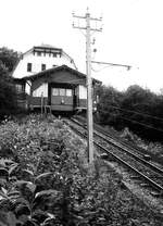 Obere Standseilbahn Heidelberg__Bergstation Königstuhl.__1980 oder 1981