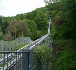 Freiburg, die 2008 erbaute Standseilbahn bringt die Besucher vom Stadtgarten zum Restaurant auf den Schloberg, Mai 2010