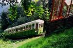 Standseilbahn Wildbad Bergstation mit einem Wagen der 3.