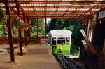 Standseilbahn Wildbad Bergstation mit einem Wagen der 3.