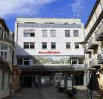 Bad Wildbad im Nordschwarzwald, die Talstation der Sommerbergbahn, die Bergbahn wurde 1908 er�ffnet und �berwindet einen H�henunterschied von 300 m, Sept.2026
