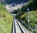 Bad Wildbad, Blick von oben auf die Sommerbergbahn, Sept.2026