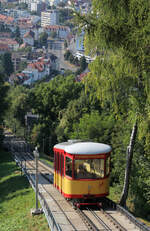 Verkehrsbetriebe Karlsruhe; Wagen 2 der Turmbergbahn // Karlsruhe // 10. September 2016